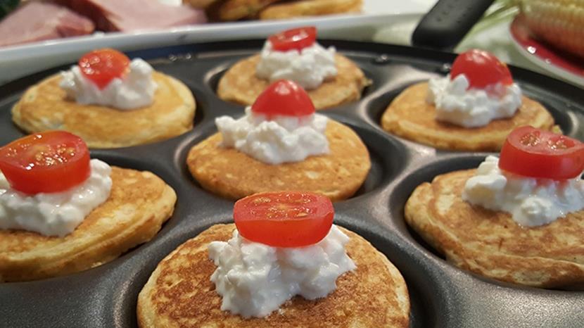 silver dollar corn griddle cakes